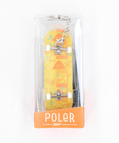 セール】POLeR/ポーラー FINGER SKATEBOARD KEY CHAIN スケートボード
