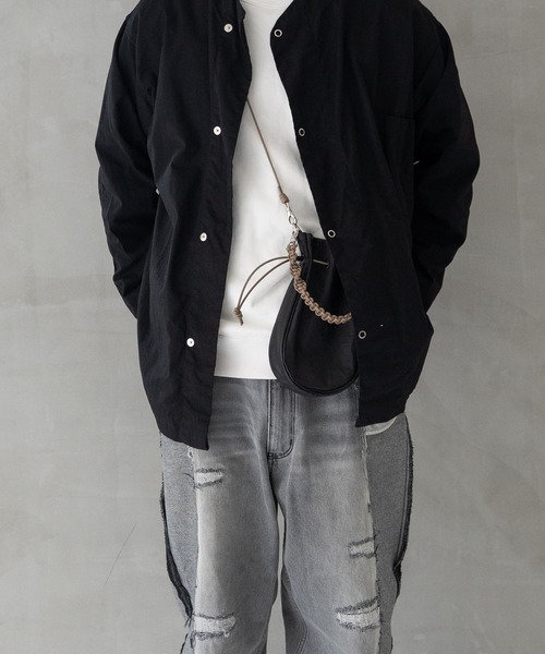 Senti(センティ)の「SENTI Dyneema Leather MEDICINE BAG M+HAND STRAP / ダイニーマレザー メディスンバッグ M+ハンドストラップ(ショルダーバッグ・メンズ・ブラック系その他/ブラック・FREE)」の17枚目の写真