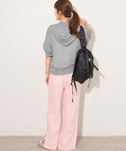 JOURNAL STANDARD relume（ジャーナルスタンダード　レリューム）の「《追加 / 新色》シアーフーディ（パーカー・レディース・グレー/ブラック/ホワイト・FREE）」の16枚目の写真