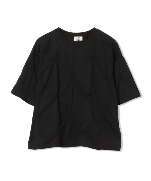 BEAMS HEART(ビームスハート)の「ピン刺繍 Tシャツ(Tシャツ/カットソー・レディース・ブラック/オフホワイト/レッド・FREE)」の2枚目の写真