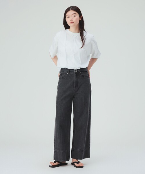 BEAMS HEART(ビームスハート)の「ピン刺繍 Tシャツ(Tシャツ/カットソー・レディース・ブラック/オフホワイト/レッド・FREE)」の10枚目の写真