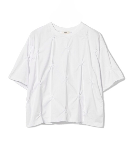 BEAMS HEART(ビームスハート)の「ピン刺繍 Tシャツ(Tシャツ/カットソー・レディース・ブラック/オフホワイト/レッド・FREE)」の13枚目の写真