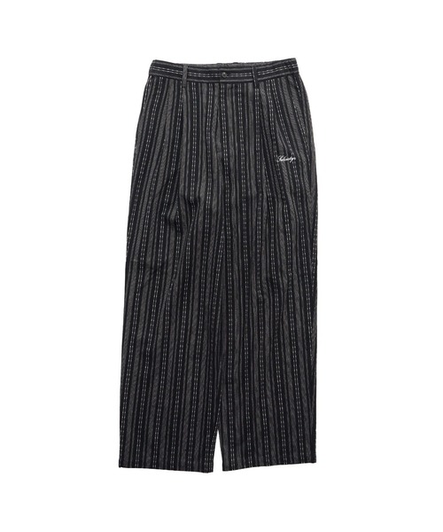Subciety(サブサエティ)の「Jacquard stripe slacks(スラックス・メンズ・ブラック/ネイビー/ベージュ・SMALL/MEDIUM/LARGE/X-LARGE)」の20枚目の写真