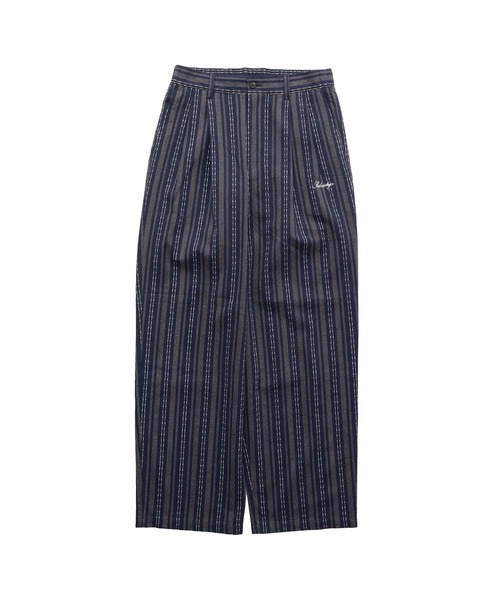 Subciety(サブサエティ)の「Jacquard stripe slacks(スラックス・メンズ・ブラック/ネイビー/ベージュ・SMALL/MEDIUM/LARGE/X-LARGE)」の18枚目の写真
