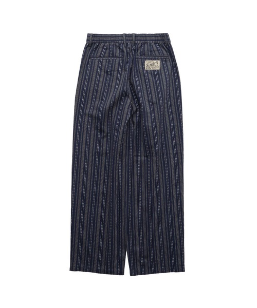 Subciety(サブサエティ)の「Jacquard stripe slacks(スラックス・メンズ・ブラック/ネイビー/ベージュ・SMALL/MEDIUM/LARGE/X-LARGE)」の17枚目の写真