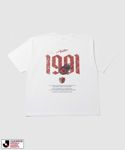 Mac-House(マックハウス)の「J.LEAGUE【鹿島アントラーズ/ KASHIMA ANTLERS】サポーターズデザインTシャツ Jリーグ(Tシャツ/カットソー・レディース・チャコールグレー/ホワイト・M/L)」の15枚目の写真