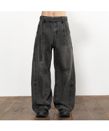 BEGIN202（ビギン202）の「[2色] バインドラインカーブパンツ（デニムパンツ）」