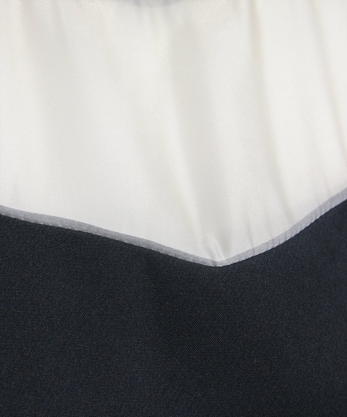 CLEAR BASIC（クリアベーシック）の「シアーマーメイドワンピース［骨格ストレート/オケージョン/セレモニー/入園式］（ワンピース・レディース・ブラック/ブラック系その他・M/S）」の10枚目の写真