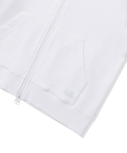 codegraphy（コードグラフィー）の「(Women) Lightweight Hooded Zip-up CBFUWTC002（パーカー・レディース・Off White/ライトグレー/ダークネイビー・SMALL/MEDIUM）」の19枚目の写真