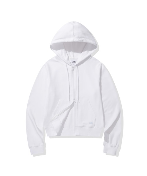 codegraphy（コードグラフィー）の「(Women) Lightweight Hooded Zip-up CBFUWTC002（パーカー・レディース・Off White/ライトグレー/ダークネイビー・SMALL/MEDIUM）」の17枚目の写真