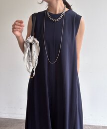 DouDou（ドゥドゥ）の「シルケットスムースフレアカットワンピース（ワンピース）」