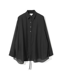 MIDIUMISOLID for Ladies ドローストリングシャツ
