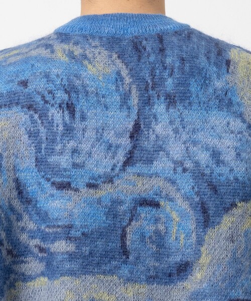 UNUSED(アンユーズド)の「【UNUSED】EX.mohair pullover(ニット/セーター・メンズ・ブルー・3/2)」の5枚目の写真