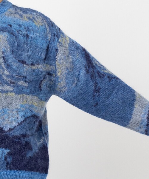 UNUSED(アンユーズド)の「【UNUSED】EX.mohair pullover(ニット/セーター・メンズ・ブルー・3/2)」の6枚目の写真