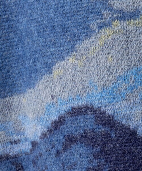 UNUSED(アンユーズド)の「【UNUSED】EX.mohair pullover(ニット/セーター・メンズ・ブルー・3/2)」の9枚目の写真