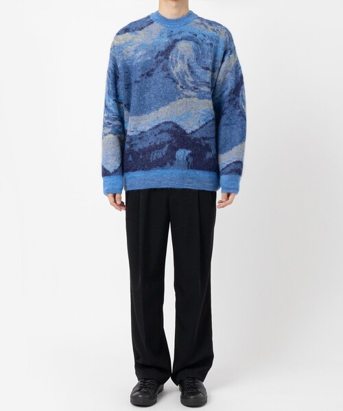 UNUSED(アンユーズド)の「【UNUSED】EX.mohair pullover(ニット/セーター・メンズ・ブルー・3/2)」の10枚目の写真