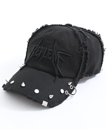 REFLEM（レフレム）の「『REFLEM/レフレム』スタッズ付きダメージデニムCAP（キャップ）」