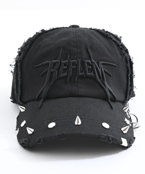 REFLEM(レフレム)の「『REFLEM/レフレム』スタッズ付きダメージデニムCAP(キャップ・レディース・グレー/ブラック・FREE)」の19枚目の写真