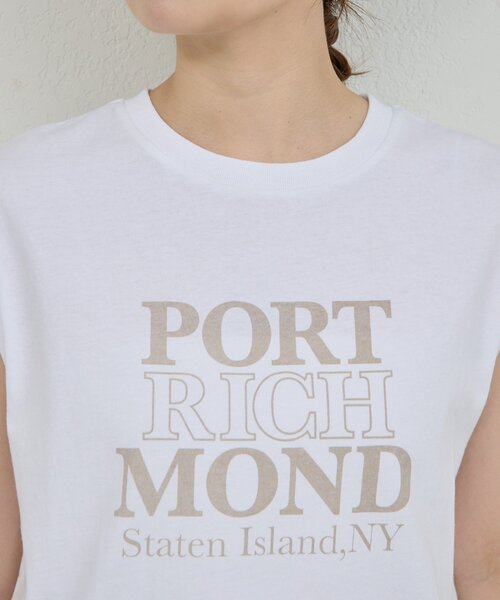 GALLARDAGALANTE(ガリャルダガランテ)の「【GOOD ROCK SPEED】NYCノースリーブロゴTee/別注(Tシャツ/カットソー・レディース・ホワイト/ブルー・FREE)」の18枚目の写真