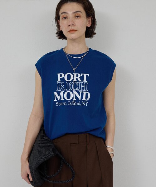 GALLARDAGALANTE(ガリャルダガランテ)の「【GOOD ROCK SPEED】NYCノースリーブロゴTee/別注(Tシャツ/カットソー・レディース・ホワイト/ブルー・FREE)」の22枚目の写真