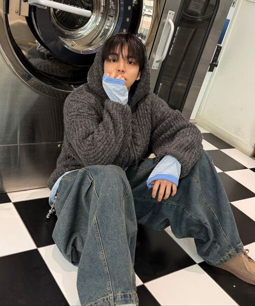 CARGOBROS（カーゴブロス）の「カーブラインウォッシングデニムパンツ(ブルー)（デニムパンツ・メンズ・その他・SMALL/MEDIUM/LARGE）」の7枚目の写真