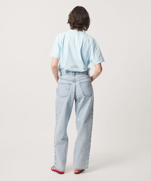 6（ロク）の「＜ROKU＞BE AS YOU ARE Tシャツ（Tシャツ/カットソー・レディース・ライトブルー/パープル・S/L）」の5枚目の写真