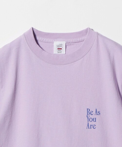 6（ロク）の「＜ROKU＞BE AS YOU ARE Tシャツ（Tシャツ/カットソー・レディース・ライトブルー/パープル・S/L）」の14枚目の写真