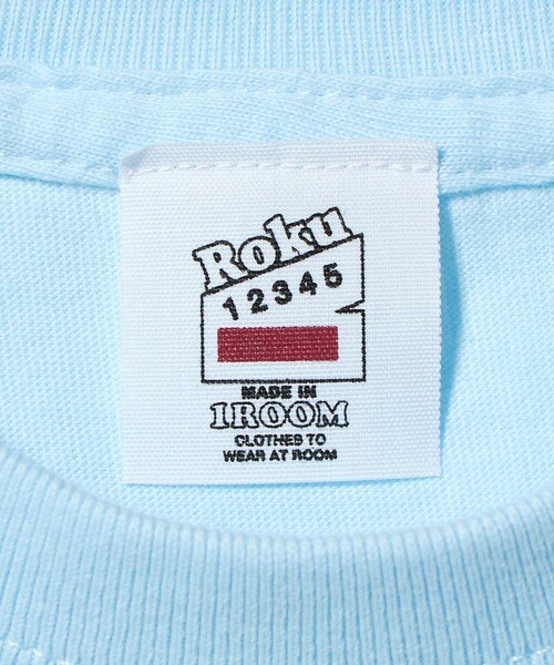 6（ロク）の「＜ROKU＞BE AS YOU ARE Tシャツ（Tシャツ/カットソー・レディース・ライトブルー/パープル・S/L）」の17枚目の写真