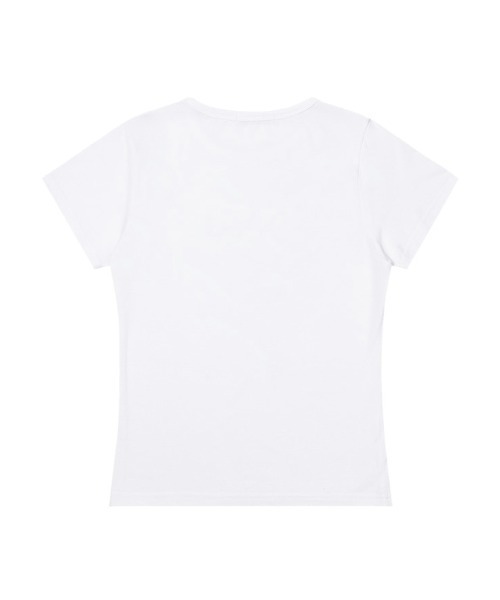 FANCY CLUB(ファンシークラブ)の「【FANCY CLUB】FROSS GLOSSY TEE / 【ファンシークラブ】フロスグロッシークロス半袖Tシャツ(Tシャツ/カットソー・レディース・ブラック/ホワイト・ONE SIZE)」の10枚目の写真