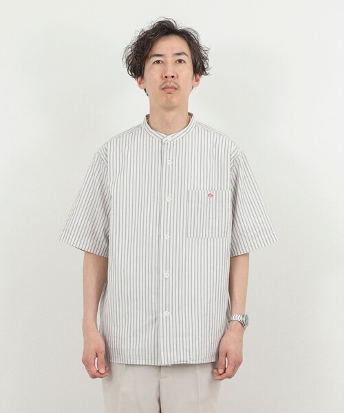 DANTON(ダントン)の「【DANTON/ダントン】BAND COLLAR SHIRT SS 26SS(DT-JD3788 SCP)(シャツ/ブラウス・メンズ・ホワイト系その他5・38/40/42/44)」の16枚目の写真