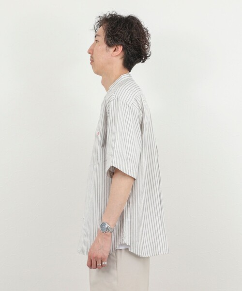 DANTON(ダントン)の「【DANTON/ダントン】BAND COLLAR SHIRT SS 26SS(DT-JD3788 SCP)(シャツ/ブラウス・メンズ・ホワイト系その他5・38/40/42/44)」の17枚目の写真