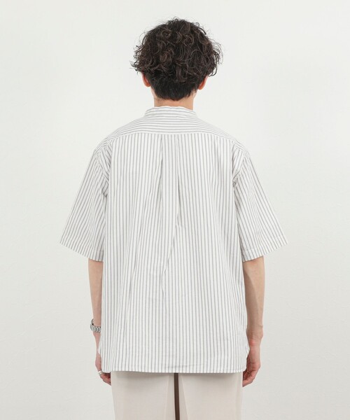 DANTON(ダントン)の「【DANTON/ダントン】BAND COLLAR SHIRT SS 26SS(DT-JD3788 SCP)(シャツ/ブラウス・メンズ・ホワイト系その他5・38/40/42/44)」の18枚目の写真