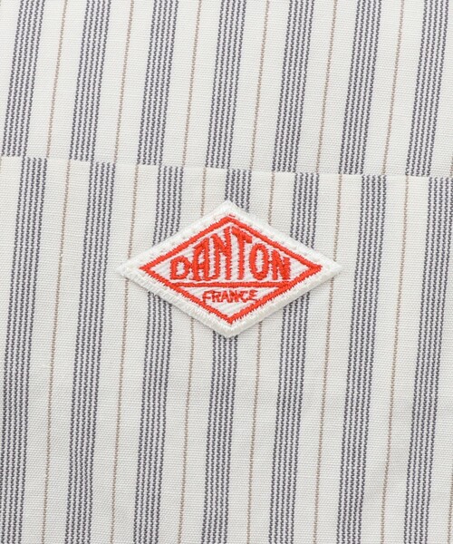 DANTON(ダントン)の「【DANTON/ダントン】BAND COLLAR SHIRT SS 26SS(DT-JD3788 SCP)(シャツ/ブラウス・メンズ・ホワイト系その他5・38/40/42/44)」の3枚目の写真