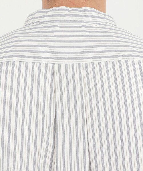 DANTON(ダントン)の「【DANTON/ダントン】BAND COLLAR SHIRT SS 26SS(DT-JD3788 SCP)(シャツ/ブラウス・メンズ・ホワイト系その他5・38/40/42/44)」の6枚目の写真
