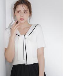 PROPORTION BODY DRESSING（プロポーションボディドレッシング）の「セーラーカラーニットトップス   1216170500（ニット/セーター）」