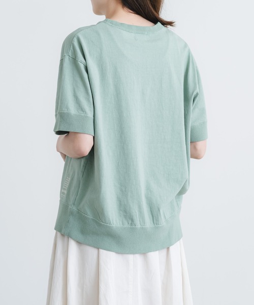 quadro（クオドロ）の「ドライ度詰天竺半袖クルー（Tシャツ/カットソー・レディース・ミント/グレー/アイボリー/MD.GRY・FREE）」の11枚目の写真
