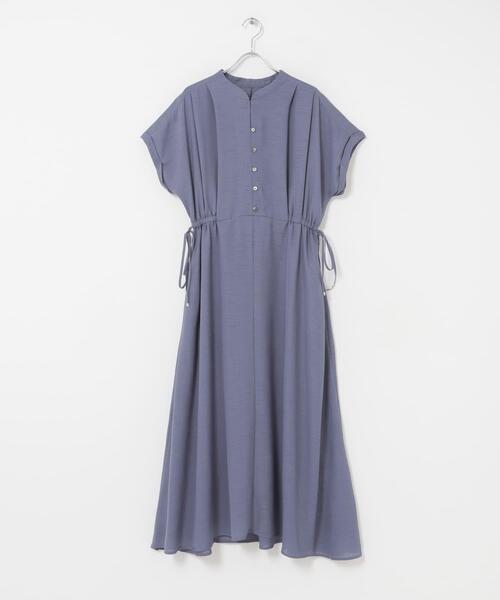 URBAN RESEARCH ROSSO WOMEN(アーバンリサーチ ロッソ)の「ウォッシャブルセミシアー2WAYネックワンピース(ワンピース・レディース・ブルー/ブラウン/ブラック・FREE)」の7枚目の写真