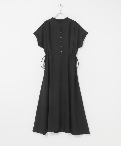 URBAN RESEARCH ROSSO WOMEN(アーバンリサーチ ロッソ)の「ウォッシャブルセミシアー2WAYネックワンピース(ワンピース・レディース・ブルー/ブラウン/ブラック・FREE)」の16枚目の写真