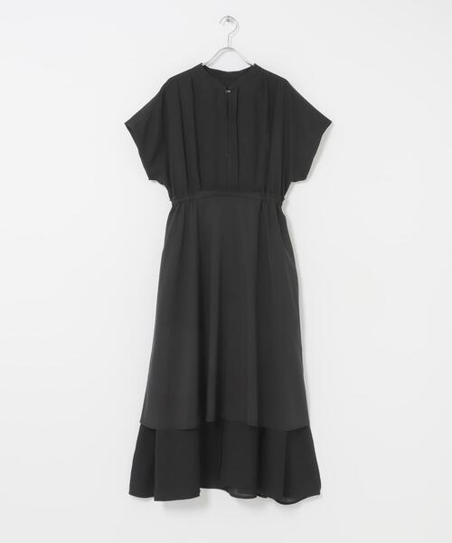 URBAN RESEARCH ROSSO WOMEN(アーバンリサーチ ロッソ)の「ウォッシャブルセミシアー2WAYネックワンピース(ワンピース・レディース・ブルー/ブラウン/ブラック・FREE)」の20枚目の写真