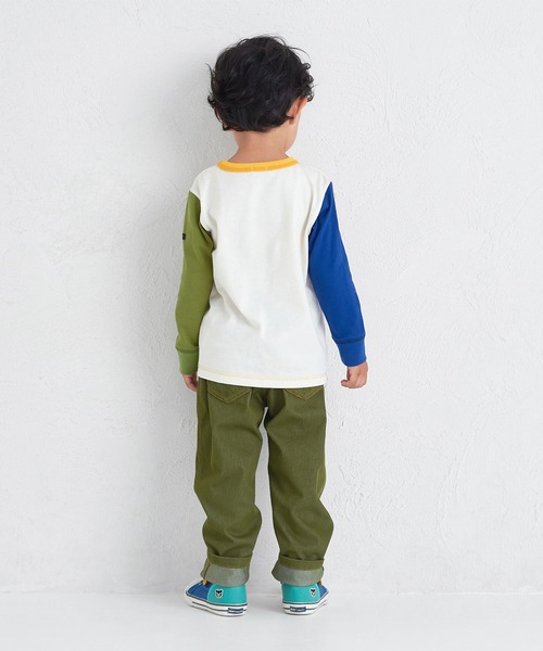 DOUBLE_B(ダブルビー)の「クロクマ長袖Tシャツ(Tシャツ/カットソー・キッズ・マルチ・80cm/130cm/120cm/110cm/100cm/90cm)」の2枚目の写真