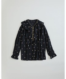 FIGURE（フィギュア）の「PAISLEY EMBROIDERED BLOUSE 26MMSBL04（Tシャツ/カットソー）」