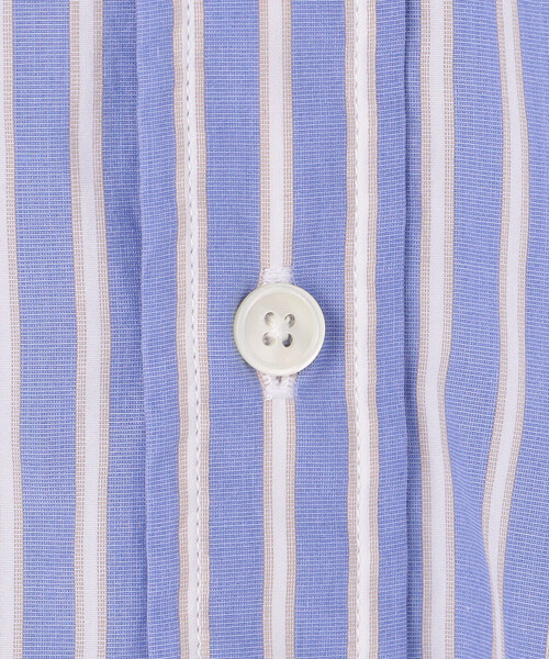 GYMPHLEX(ジムフレックス)の「Gymphlex | コットンポプリン ボタンダウン半袖シャツ STRIPE MEN(シャツ/ブラウス・メンズ・ブルー系その他・S/L/M)」の7枚目の写真