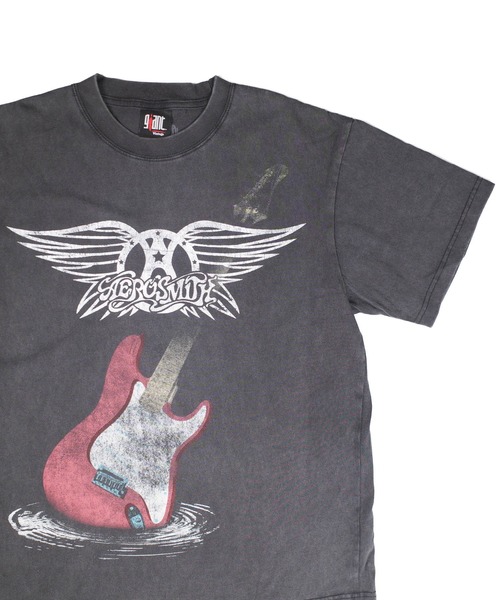 giant Vintage(ジャイアントヴィンテージ)の「【GIANT01】【Giant Vintage/ジャイアント ヴィンテージ】AEROSMITH WING SCREEN PRINT OVERSIZED BOX SILHOUETTE T-SHIRTS(Tシャツ/カットソー・メンズ・ブラック系その他・MEDIUM/LARGE/SMALL/X-LARGE)」の5枚目の写真
