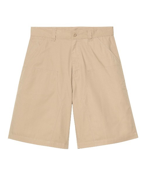 Carhartt WIP(カーハートダブリューアイピー)の「Carhartt WIP POSTAL DOUBLE KNEE SHORT(カーハートワークインプログレス ポスタルダブルニーショート)(デニムパンツ・メンズ・ブルー/ベージュ系/ブラック・X-SMALL/MEDIUM/LARGE/X-LARGE/SMALL)」の6枚目の写真