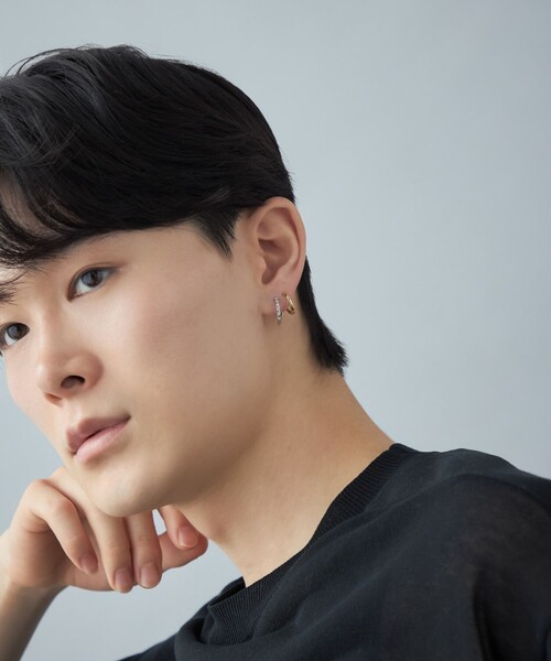 Jouete（ジュエッテ）の「[ダブルピアス] ジルコニア コンビカラー（ピアス（両耳用）・レディース・シルバー系その他・FREE）」の7枚目の写真
