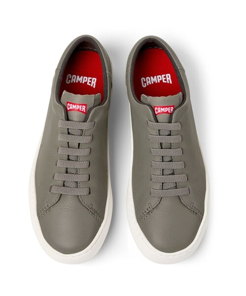 CAMPER（カンペール）の「[カンペール] PEU TOURING / レザースニーカー（スニーカー・レディース・グレー・25.5cm/25.0cm/23.0cm/23.5cm/24.0cm/22.5cm）」の4枚目の写真