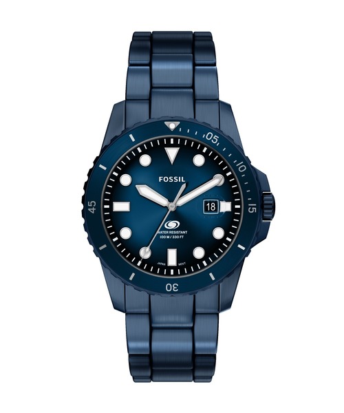 FOSSIL(フォッシル)の「フォッシル 腕時計 メンズ アナログ ステンレス FS6166(アナログ腕時計・メンズ・ブルー・FREE)」の2枚目の写真