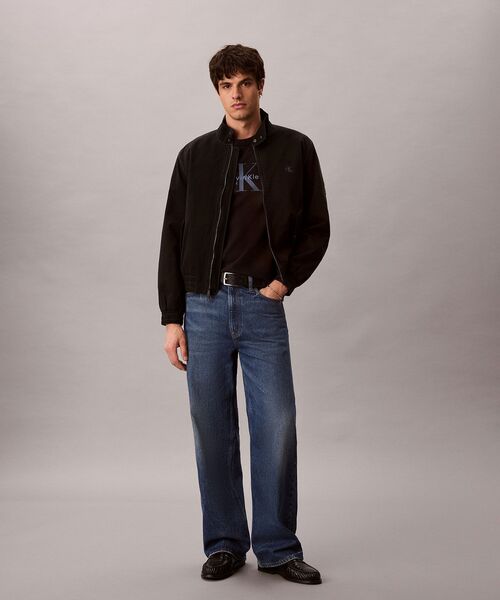 Calvin Klein(カルバン・クライン)の「ショートスリーブ20SモノグラムTシャツ(Tシャツ/カットソー・メンズ・グリーン系その他/ダークグレー/ブラック・M/S/XL/L)」の4枚目の写真