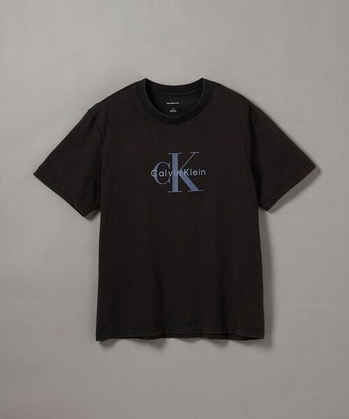 Calvin Klein(カルバン・クライン)の「ショートスリーブ20SモノグラムTシャツ(Tシャツ/カットソー・メンズ・グリーン系その他/ダークグレー/ブラック・M/S/XL/L)」の8枚目の写真