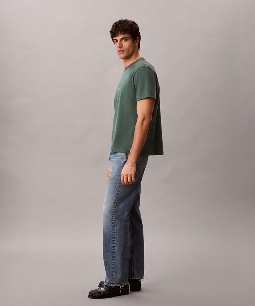 Calvin Klein(カルバン・クライン)の「ショートスリーブ20SモノグラムTシャツ(Tシャツ/カットソー・メンズ・グリーン系その他/ダークグレー/ブラック・M/S/XL/L)」の17枚目の写真